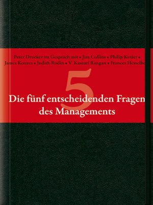 cover image of Die fünf entscheidenden Fragen des Managements